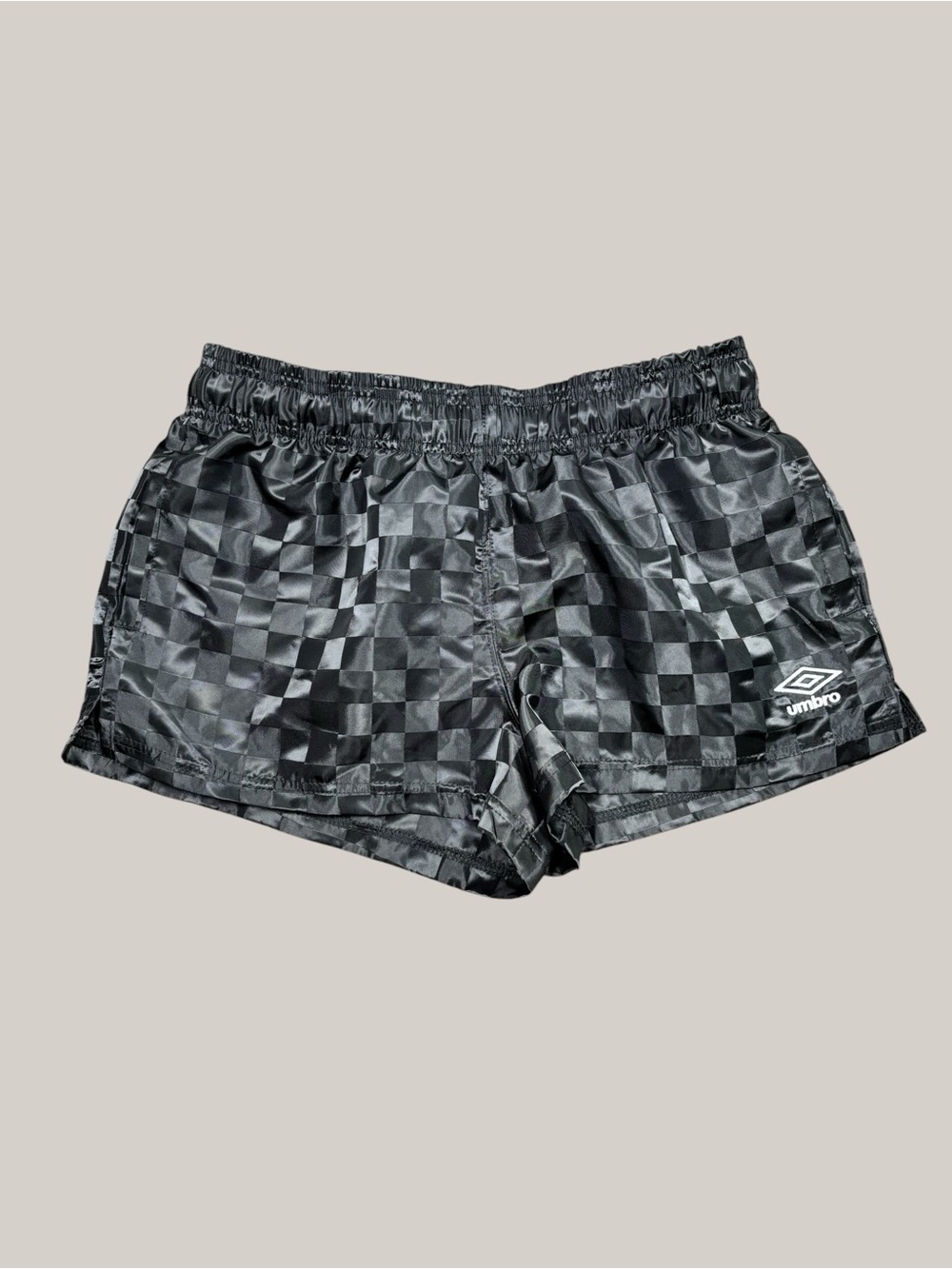 Umbro Black Checker Athletic Shorts
